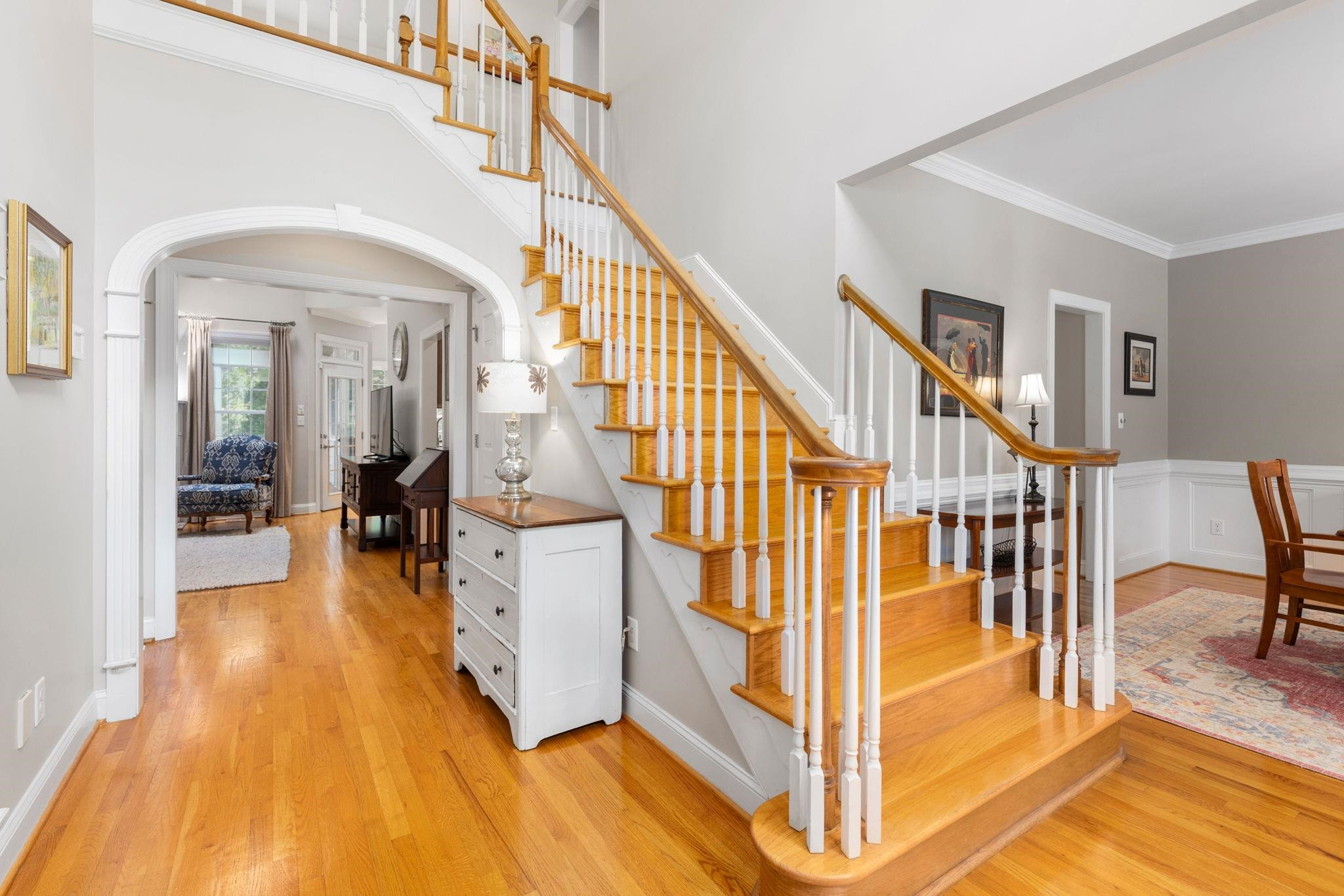 111 Raphael Drive Cary, NC 27511 - Photo 54 of 54 Foyer to Open Floor Plan