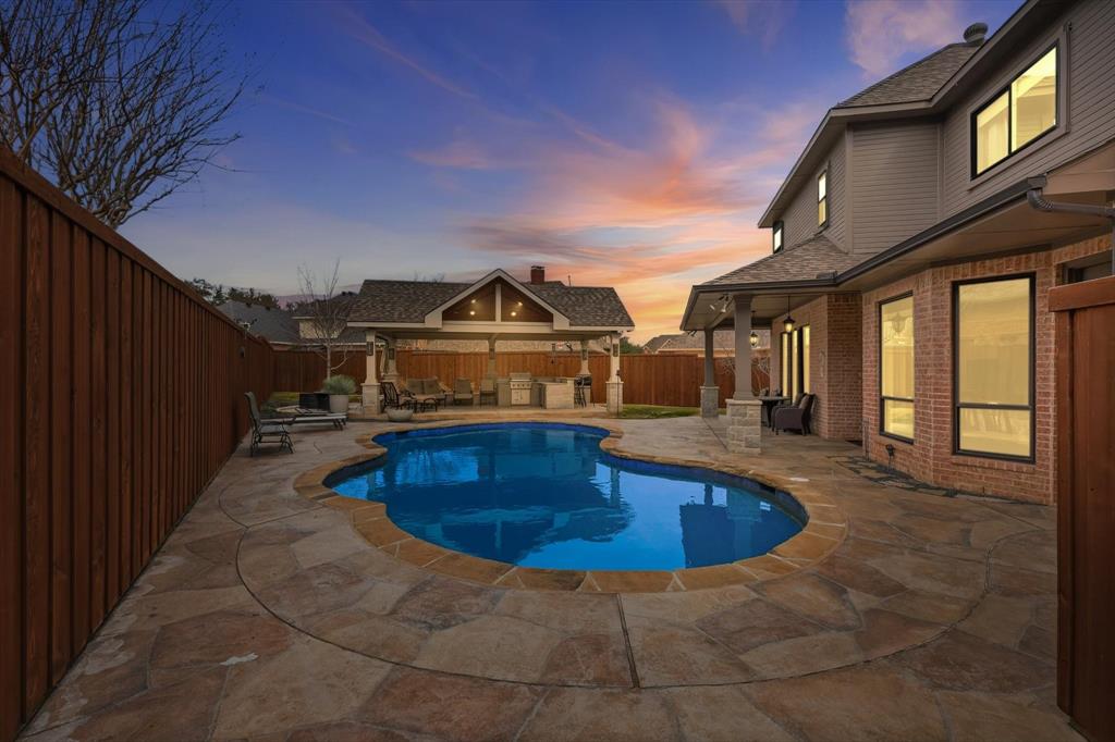 3413 Lantz Circle Plano, TX 75025 - Photo 1 of 38 a view of outdoor space yard and swimming pool