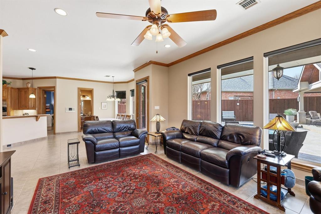 3413 Lantz Circle Plano, TX 75025 - Photo 17 of 38 a living room with furniture and a large window