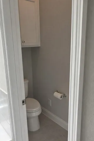 a view of a house with a large window