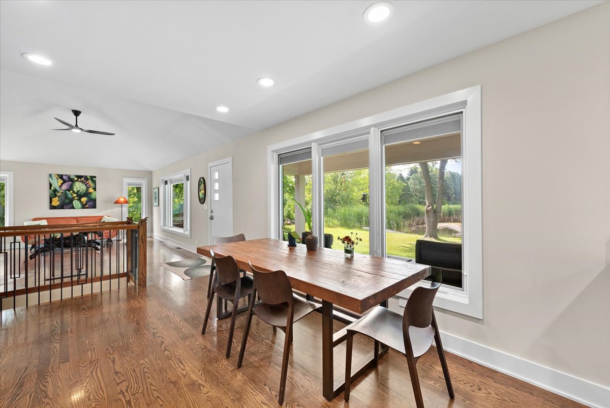 5908 Edgewood Road Crystal Lake, IL 60012 - Photo 13 of 60 a dining room with furniture window and wooden floor