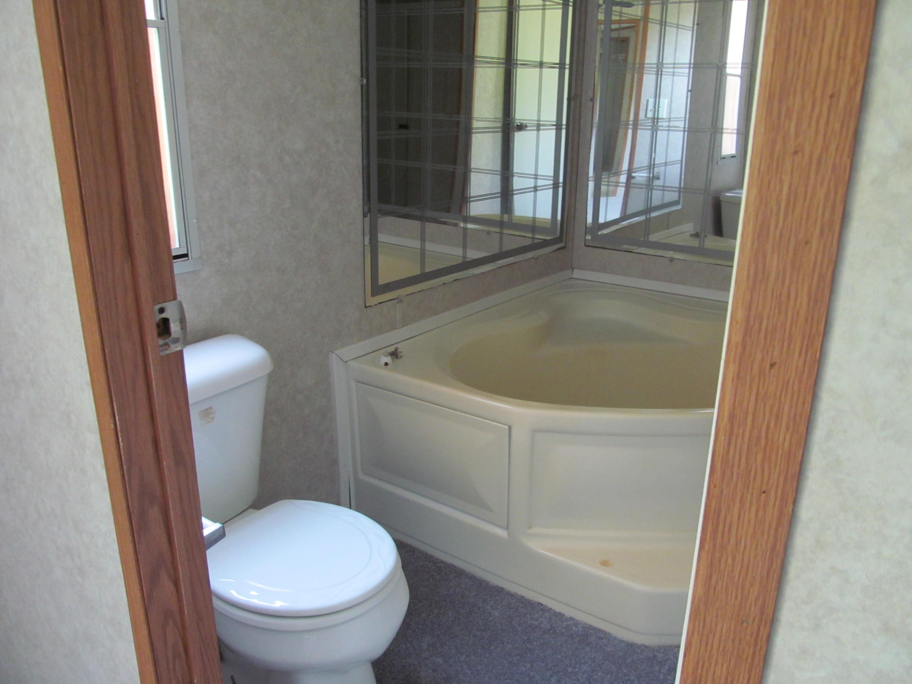 312 Piney Branch Road Blue Ridge, VA 24064 - Photo 9 of 21 a white toilet sitting next to a bathroom sink