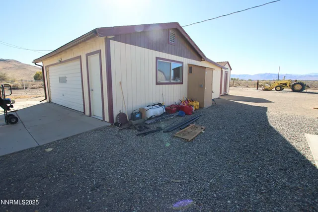 a backyard of a house