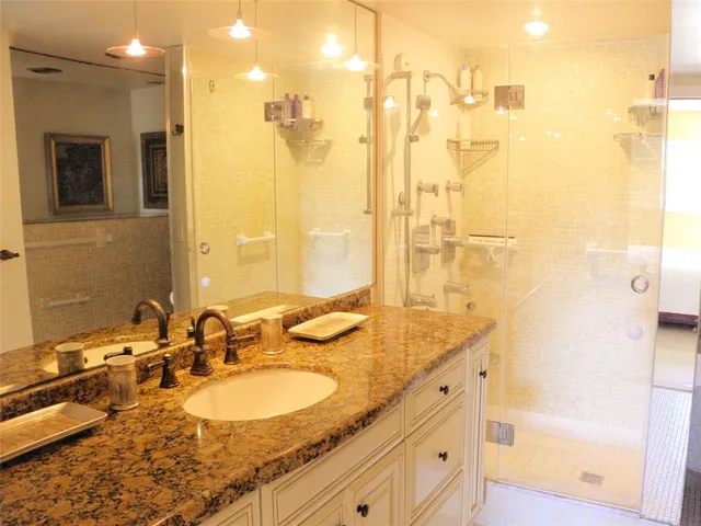 a view of a balcony with lake view