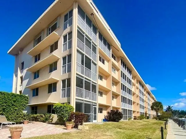 a front view of a building