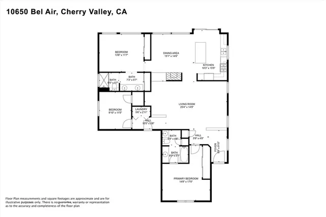 $379,000 | 10650 Bel Air Drive, Cherry Valley, CA 92223