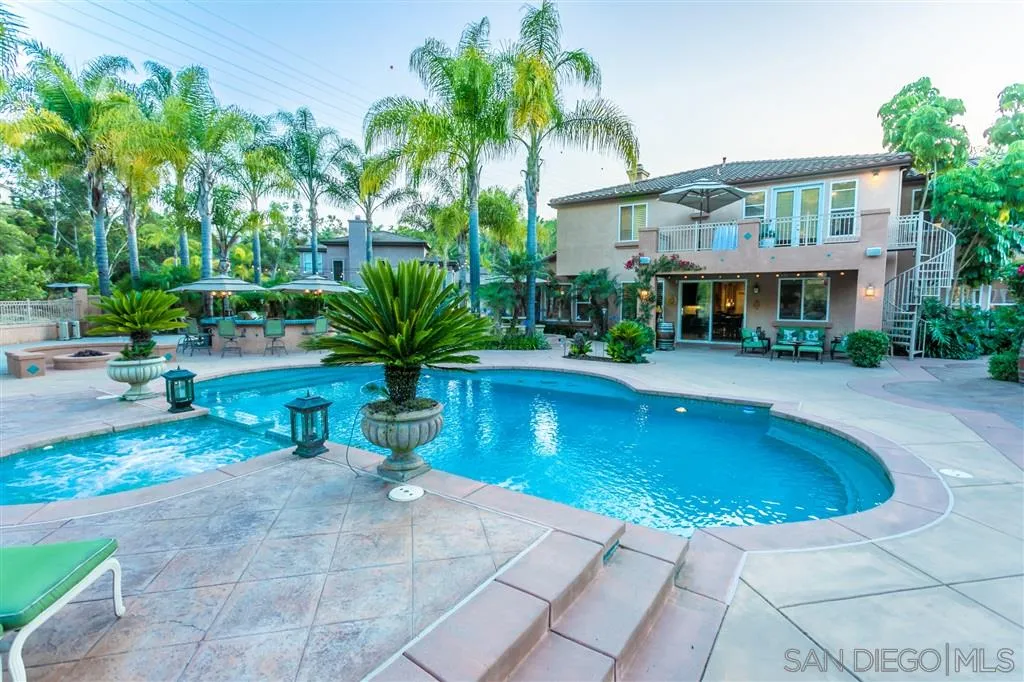 11683 Eastfield Road Poway, CA 92064 - Photo 16 of 21 a swimming pool with outdoor seating and yard