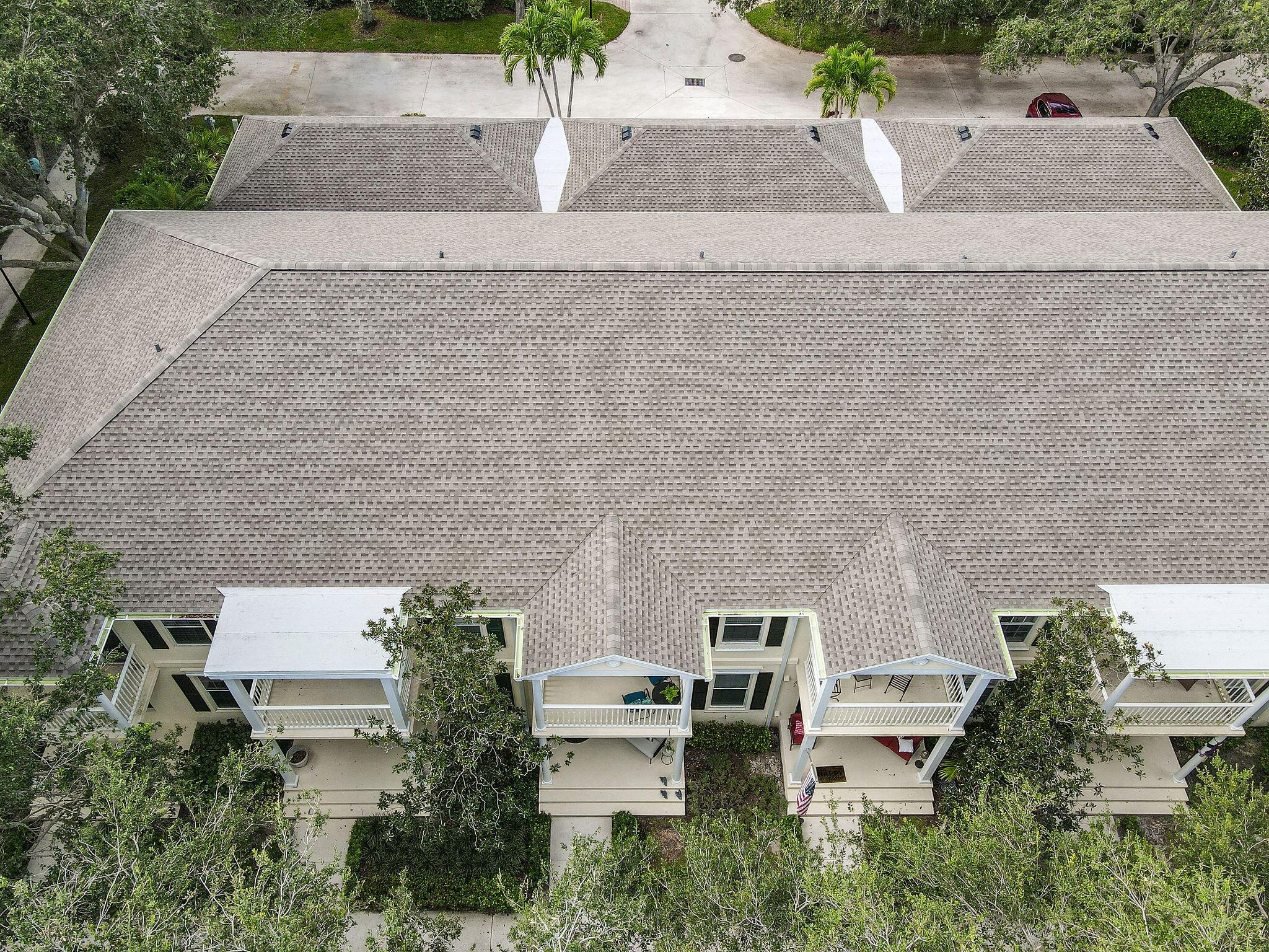 111 Ashley Court Jupiter, FL 33458 - Photo 43 of 68 an aerial view of a house with a yard and plants