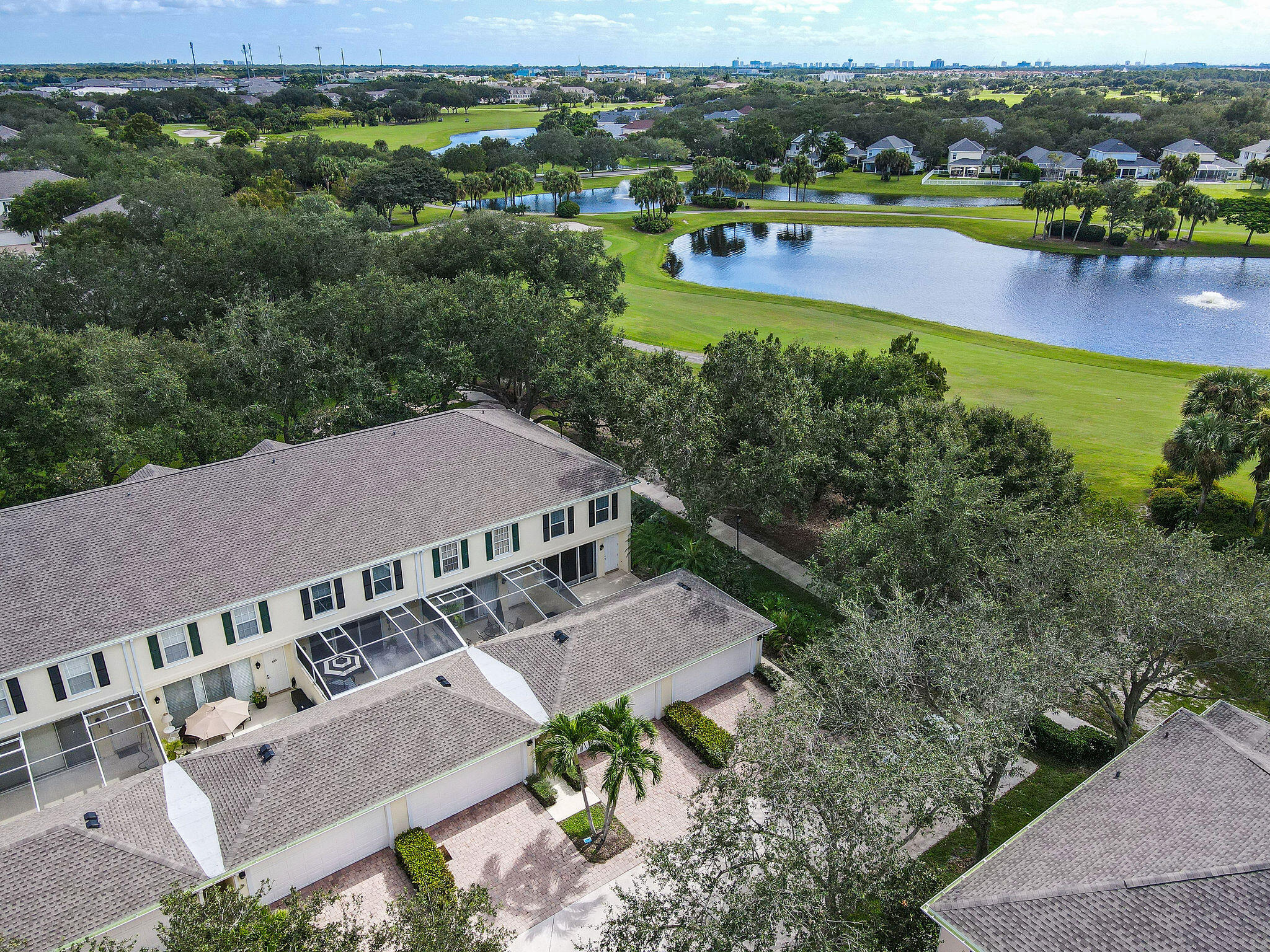 111 Ashley Court Jupiter, FL 33458 - Photo 54 of 68 an aerial view of a house with a outdoor space
