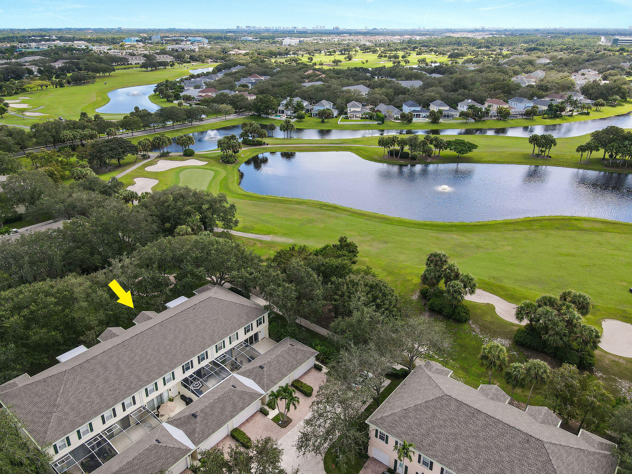 111 Ashley Court Jupiter, FL 33458 - Photo 56 of 68 an aerial view of residential houses with outdoor space
