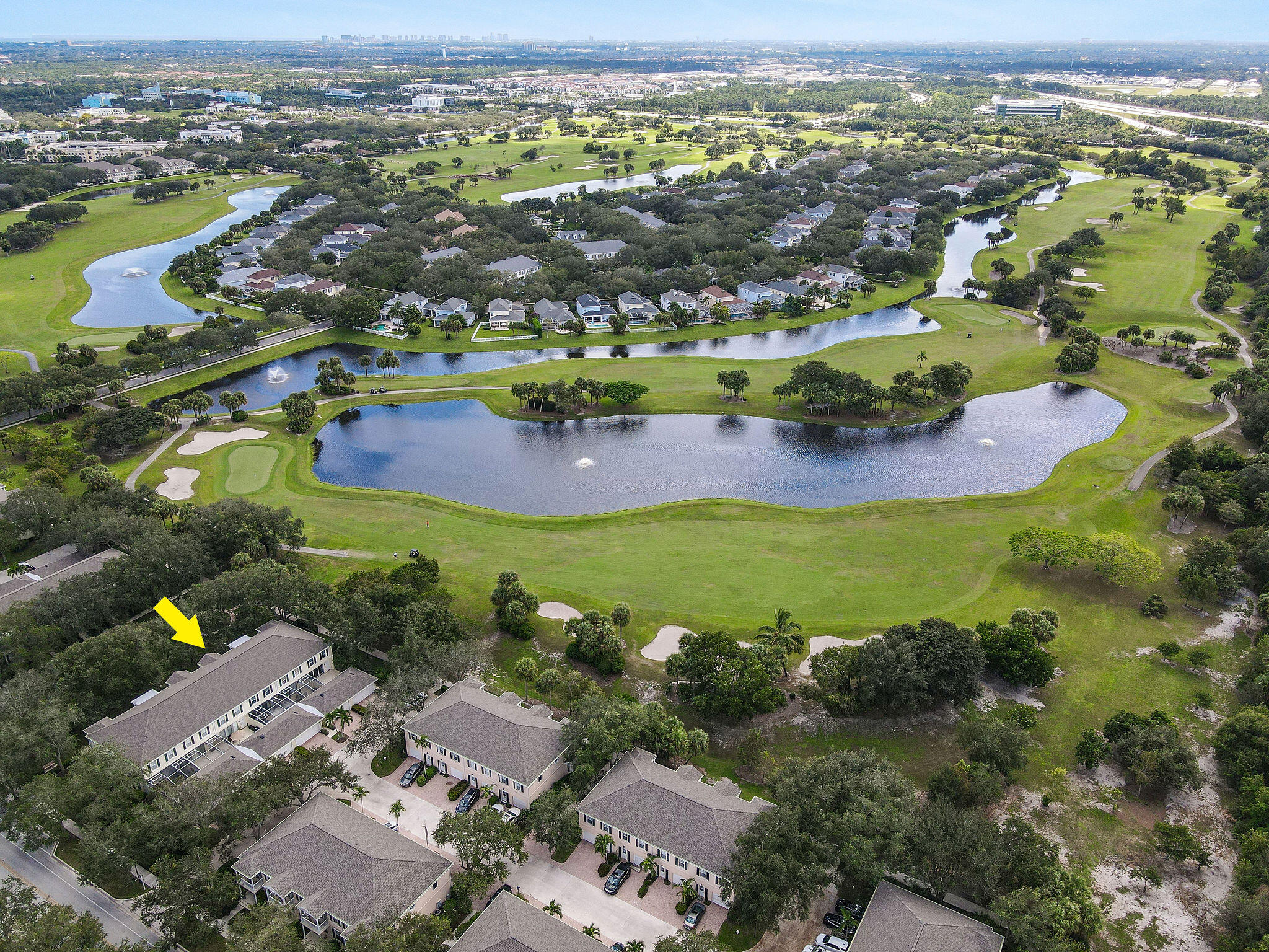 111 Ashley Court Jupiter, FL 33458 - Photo 62 of 68 an aerial view of residential houses with outdoor space