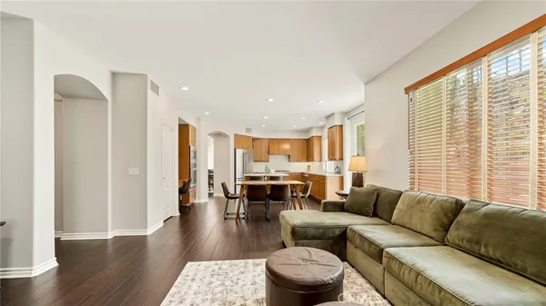 a view of kitchen and washer and dryer