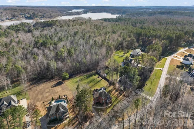 a view of a water with a mountain and a mountain view