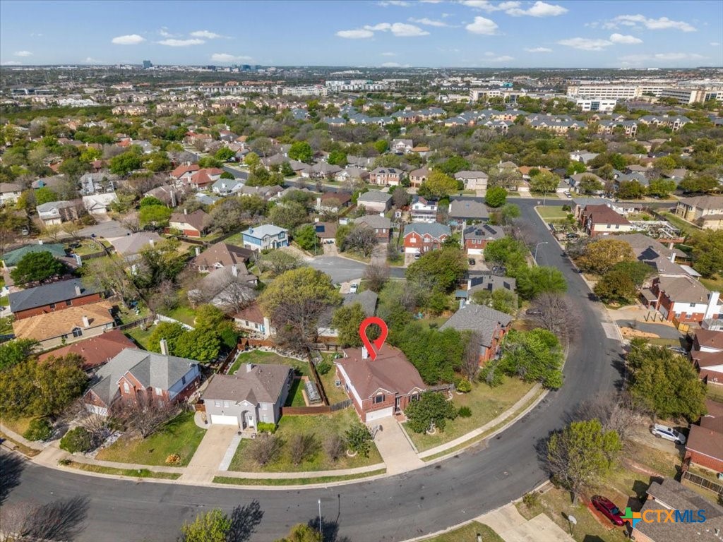 12502 Fallen Tower Lane Austin, TX 78753 - Photo 27 of 28 an aerial view of residential houses with outdoor space and seating