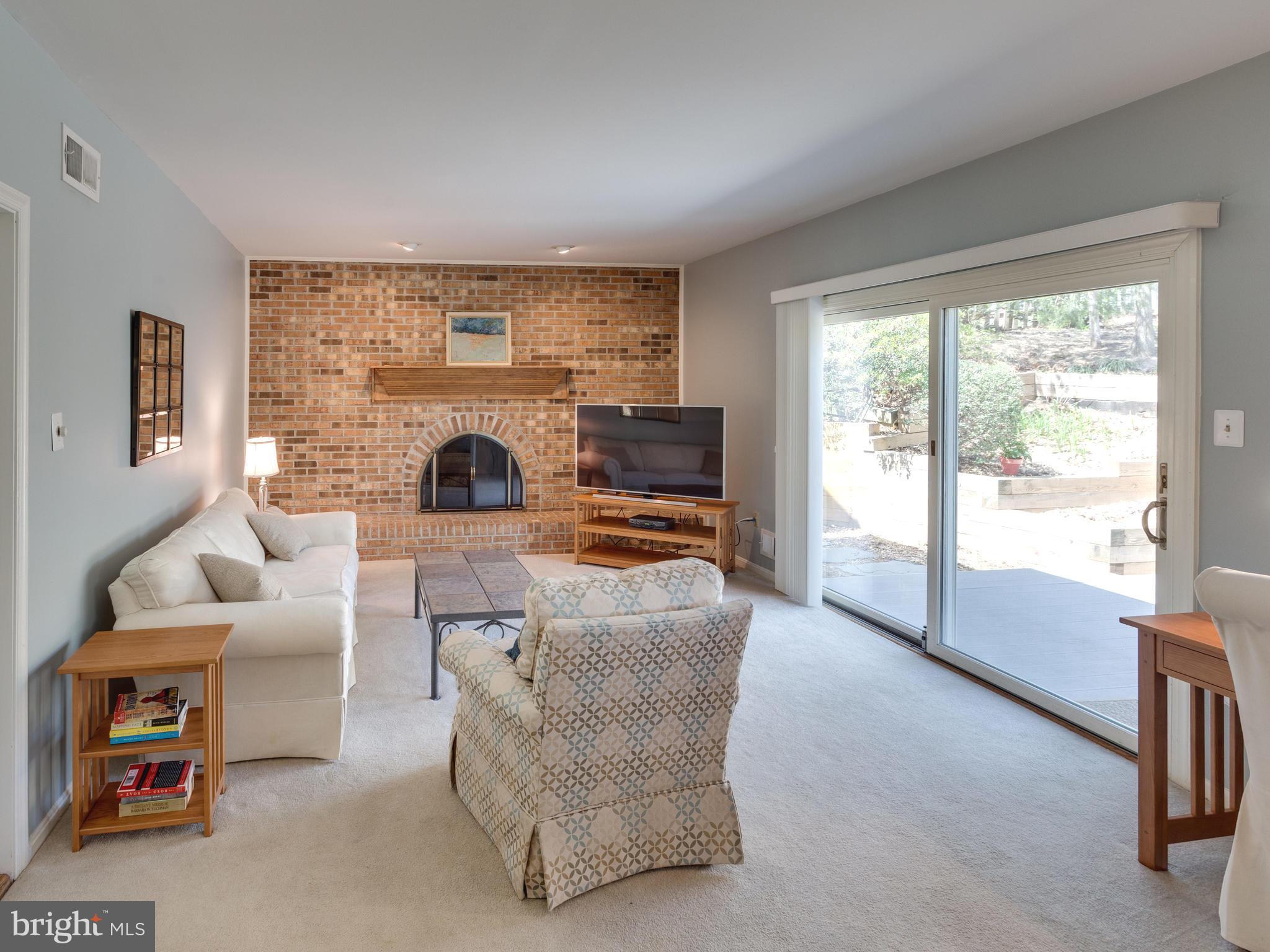9907 Natick Road Burke, VA 22015 - Photo 12 of 30 Family Room, sliding door to patio