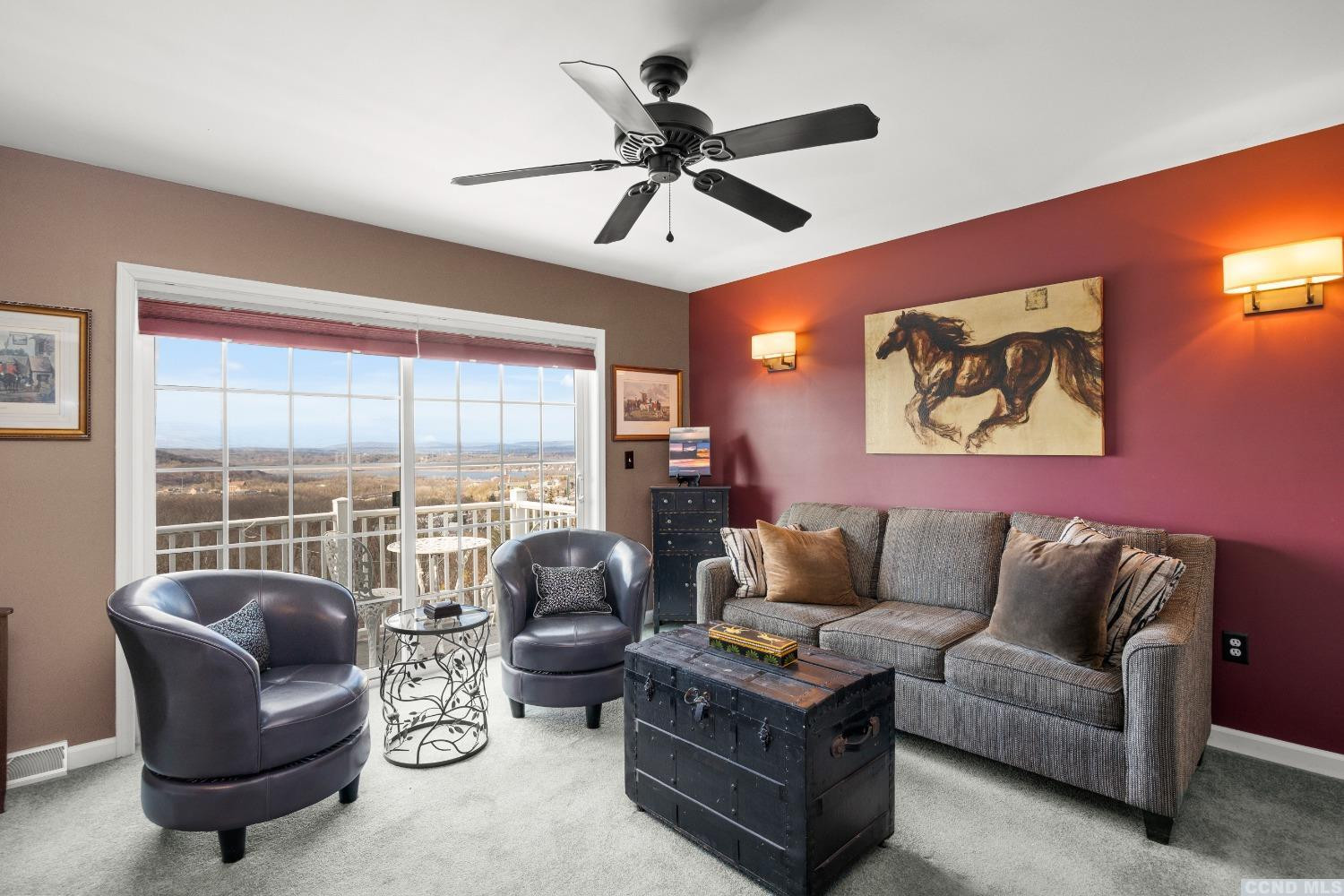 17 Academy Hill Drive Hudson, NY 12534 - Photo 14 of 35 a living room with furniture and a large window