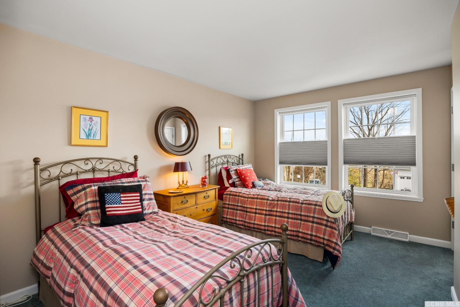 17 Academy Hill Drive Hudson, NY 12534 - Photo 21 of 35 a bedroom with a bed a dresser and large window