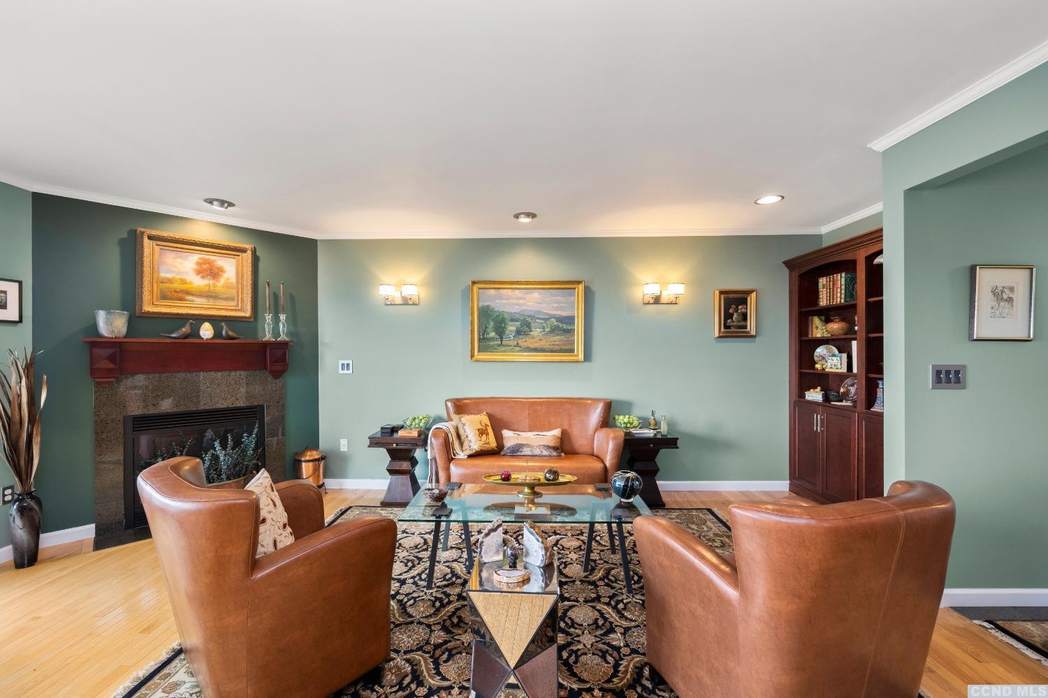 17 Academy Hill Drive Hudson, NY 12534 - Photo 5 of 35 a living room with furniture and a fireplace