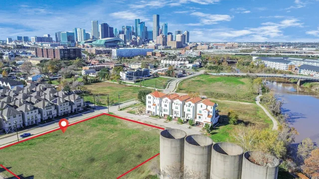 a view of a city from a lake