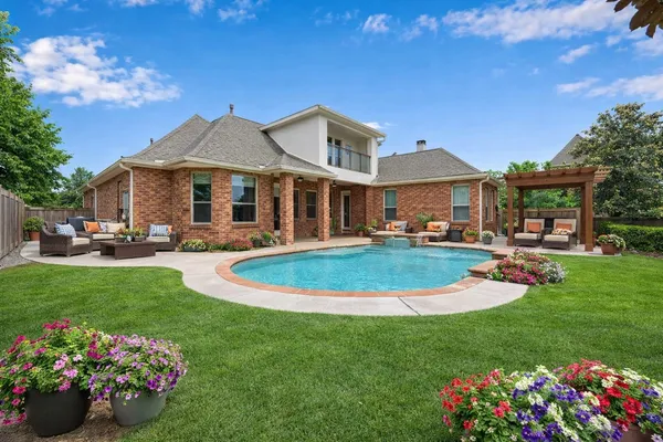 a view of a volley ball court