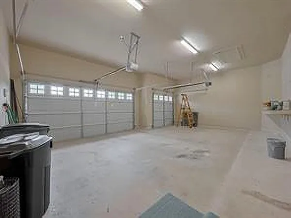 a view of lake with a yard