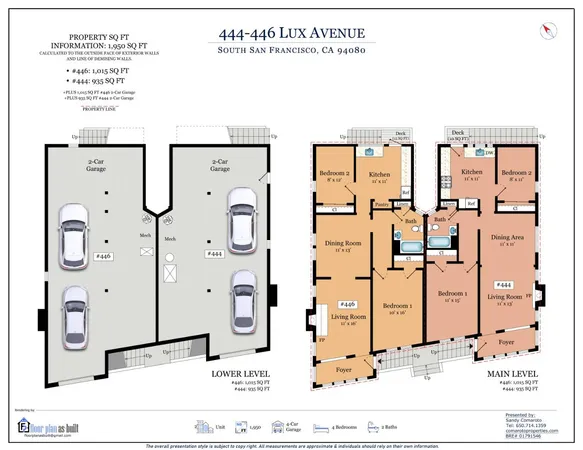 $1,050,000 | 444 Lux Avenue, South San Francisco, CA 94080