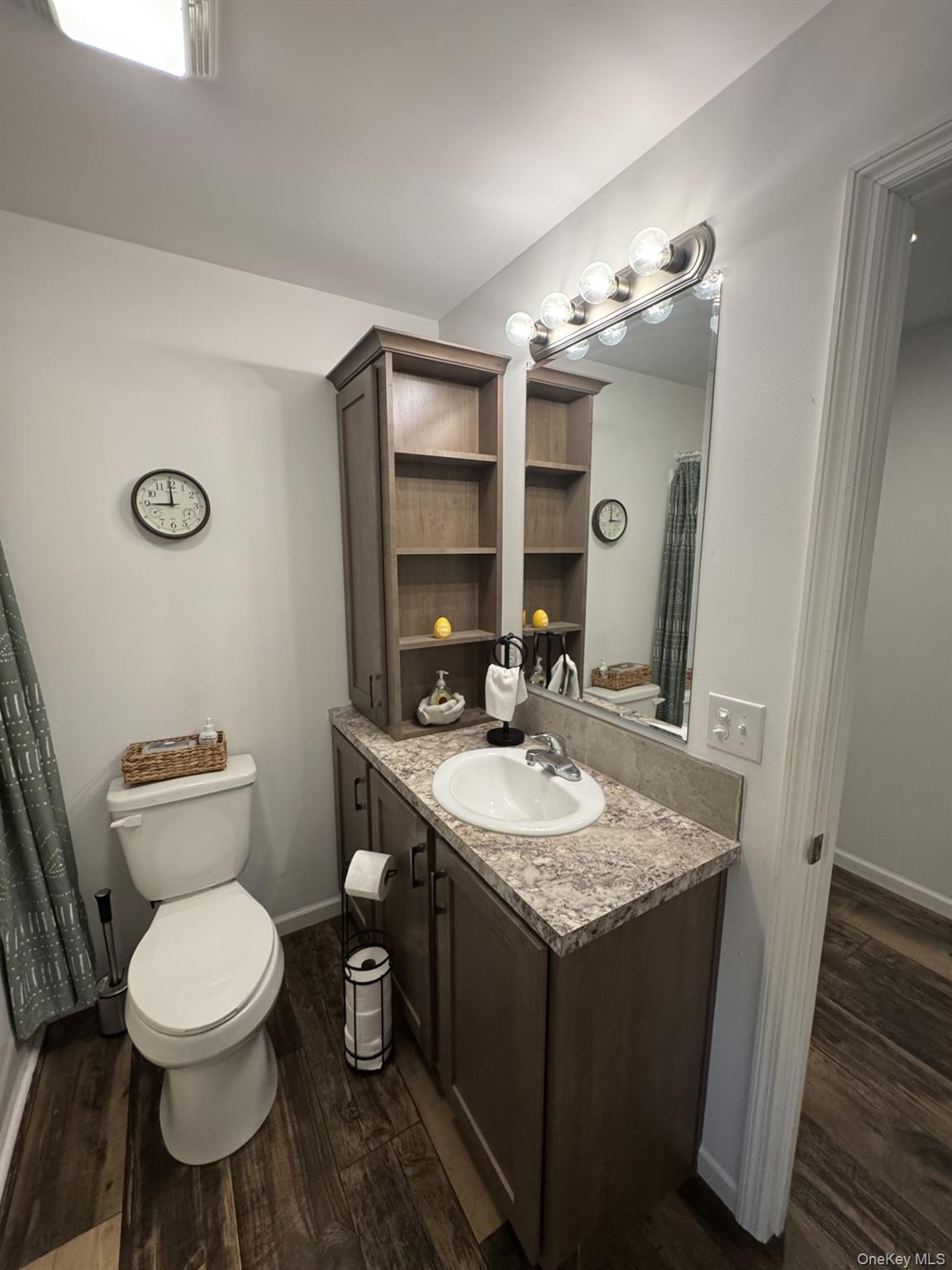 155 Metzger Road Red Hook, NY 12571 - Photo 27 of 29 Full bathroom with vanity and dark wood-style floors