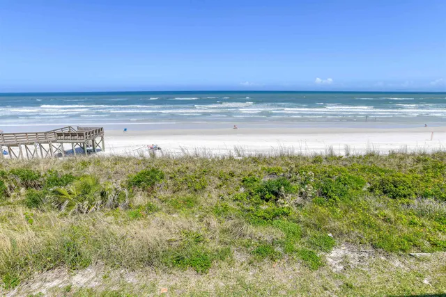 a view of an ocean beach