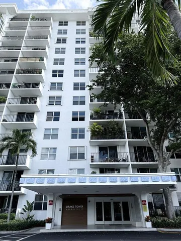 a front view of a multi story building