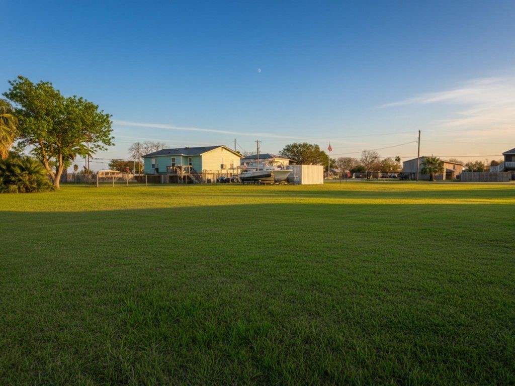 230 22nd Street Dickinson, TX 77539 - Photo 14 of 18 a front view of a house with a big yard