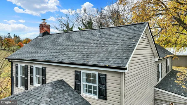 a backyard of a house