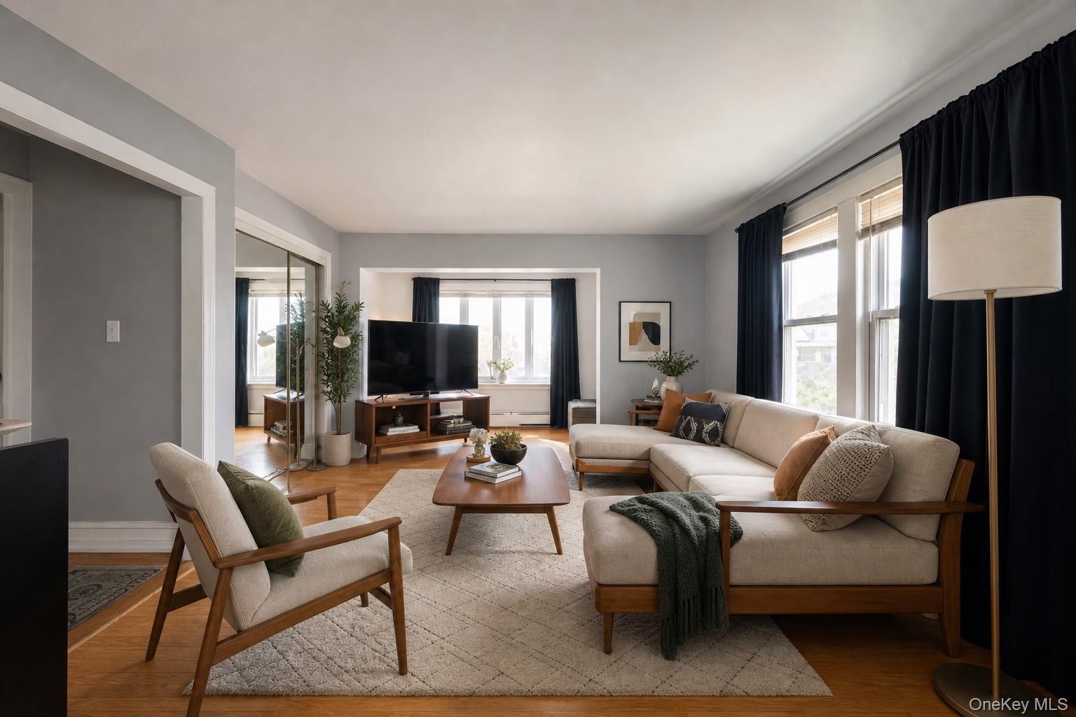 29-10 Butler Street Queens, NY 11369 - Photo 11 of 41 2nd Floor living room Staged
