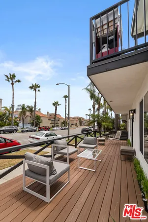 wooden view of outdoor space with seating area