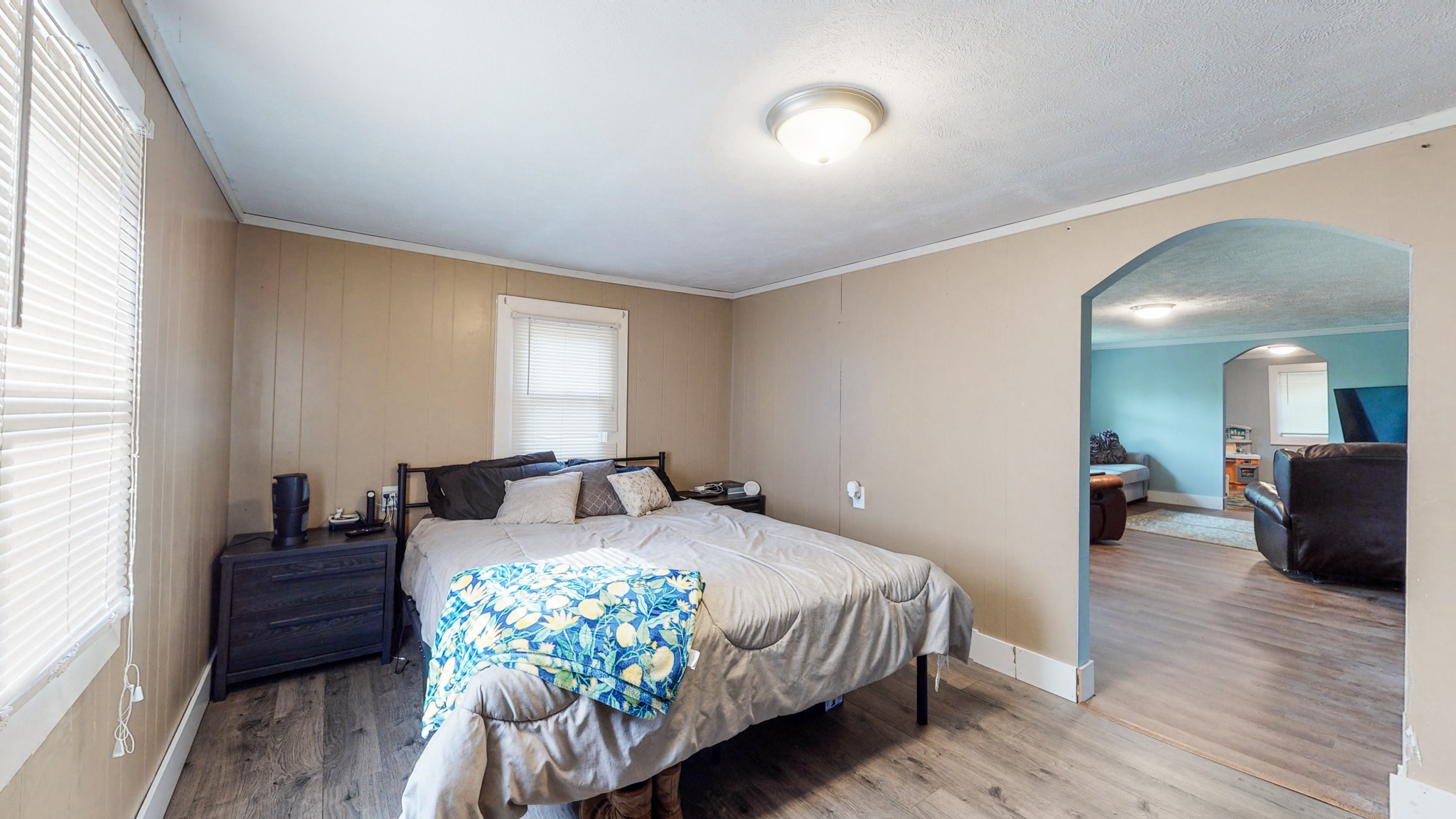 2977 Old Stewart Road Tennessee Ridge, TN 37178 - Photo 17 of 40 a bedroom with bed and a couch