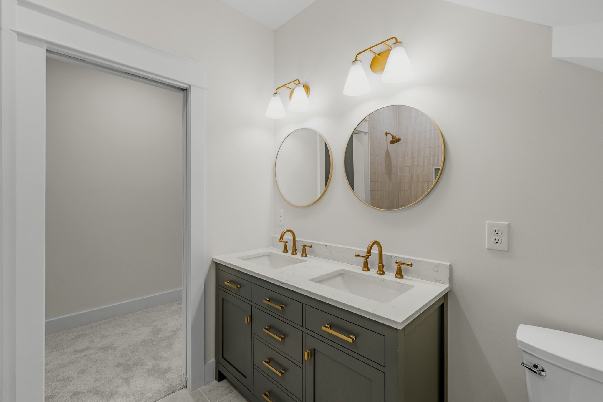 1629 Cairo Road Gallatin, TN 37066 - Photo 50 of 60 a bathroom with a sink vanity and a mirror