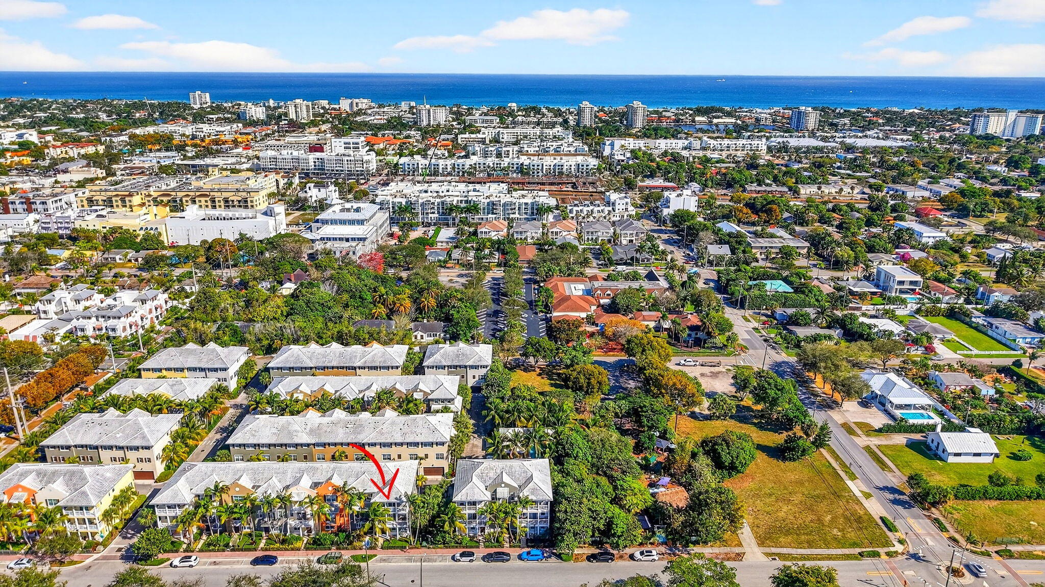 119 Southwest 2nd Avenue Delray Beach, FL 33444 - Photo 52 of 63 an aerial view of residential houses with outdoor space