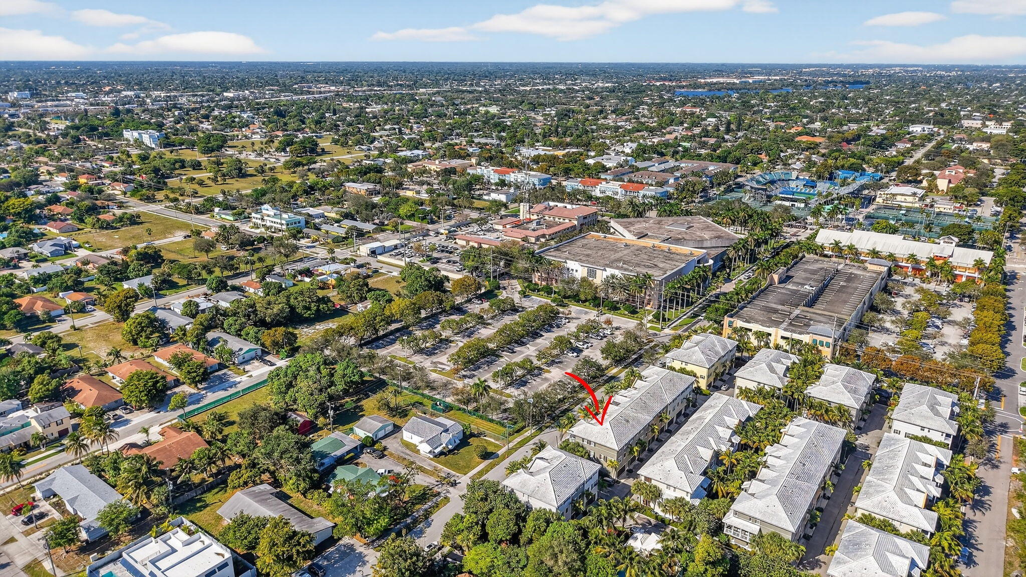 119 Southwest 2nd Avenue Delray Beach, FL 33444 - Photo 56 of 63 an aerial view of residential houses with city view