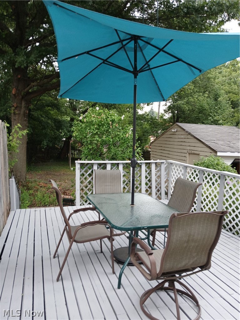 4313 Prasse Road South Euclid, OH 44121 - Photo 23 of 29 Deck off formal dining room