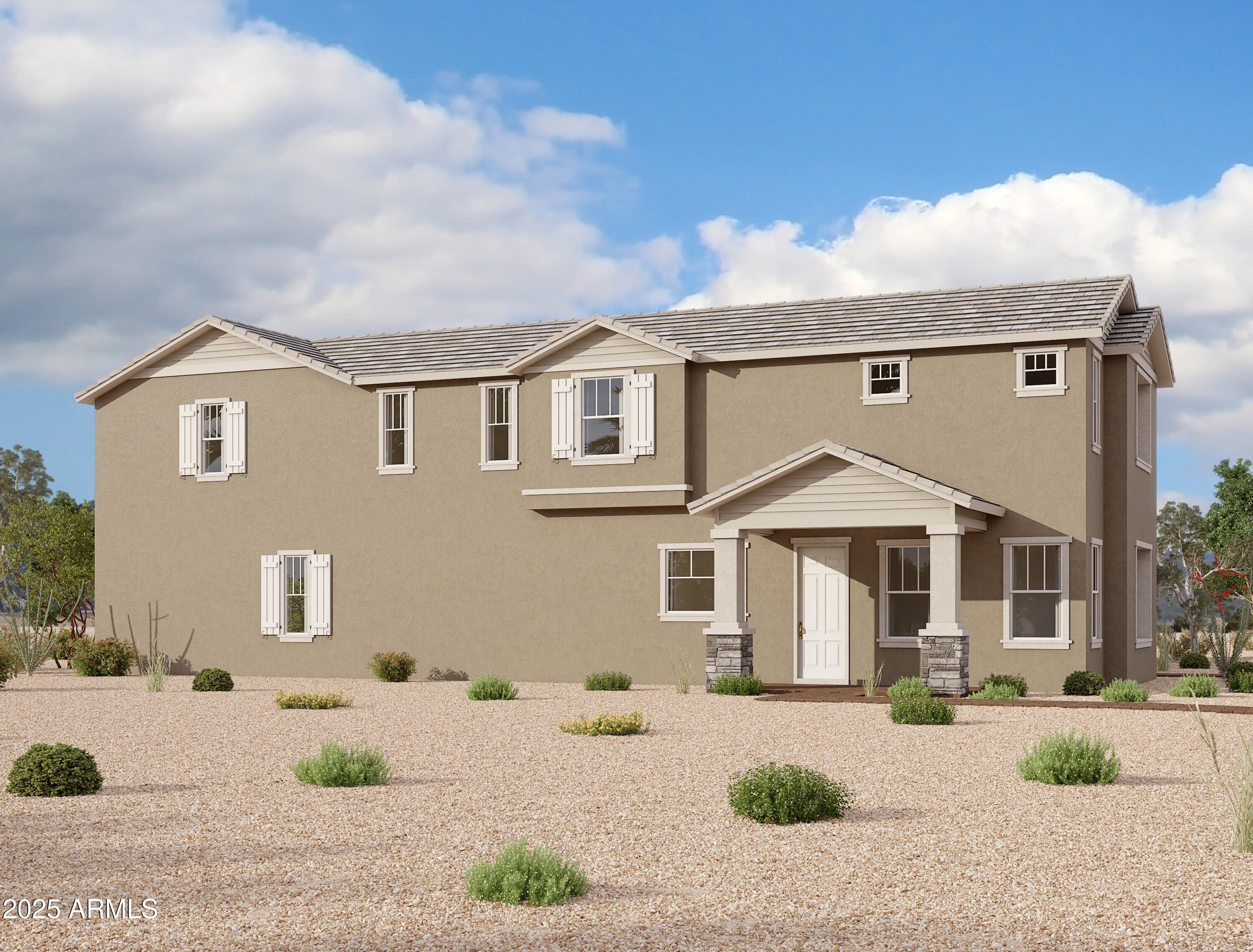 2232 West Chisum Trail Phoenix, AZ 85085 - Photo 2 of 75 a front view of a house with a yard