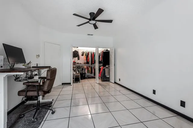 a view of workspace with a window