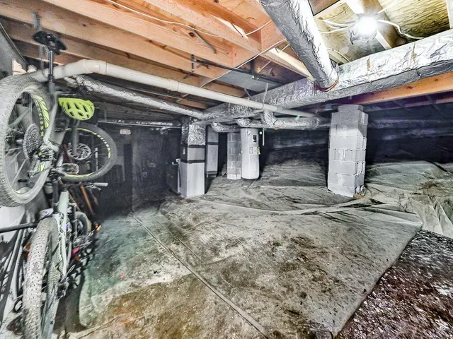 a view of a lake with a yard