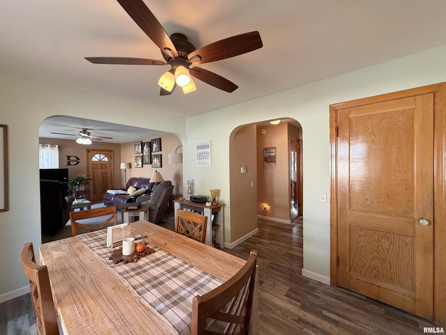 640 32nd Avenue Moline, IL 61265 - Photo 11 of 37 a view of a dining room with furniture and wooden floor