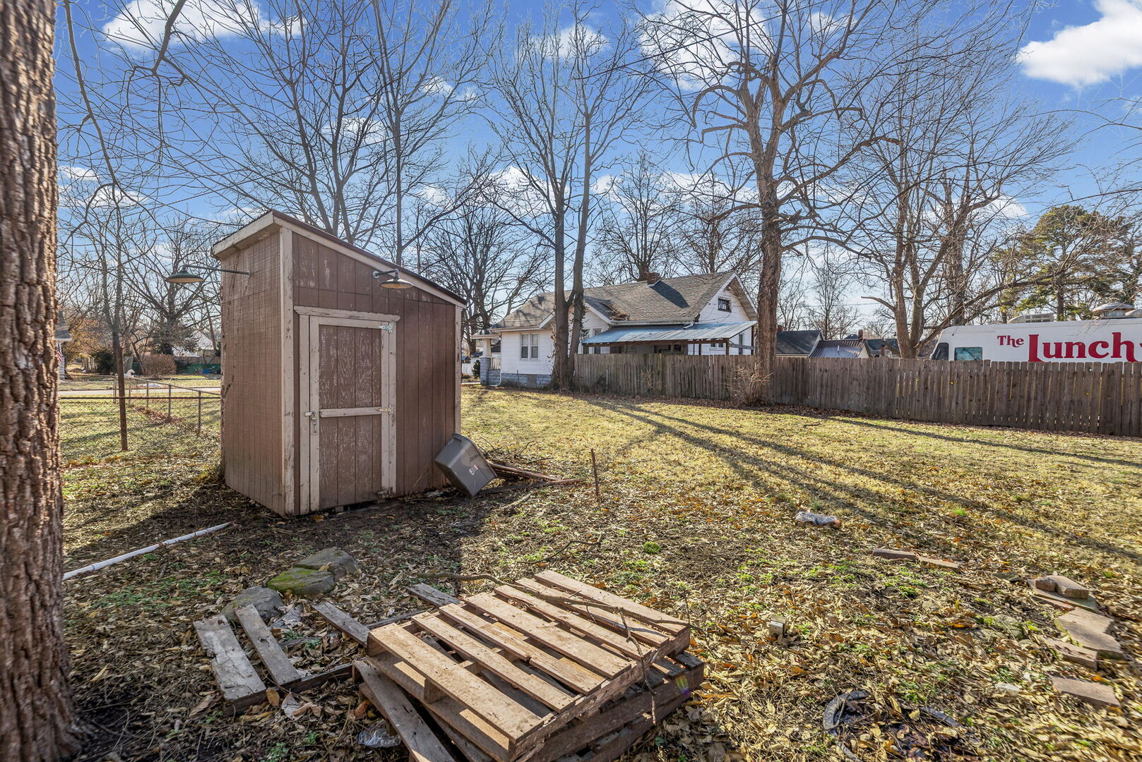 527 East 4th Street Centralia, IL 62801 - Photo 5 of 39 a view of backyard with tree