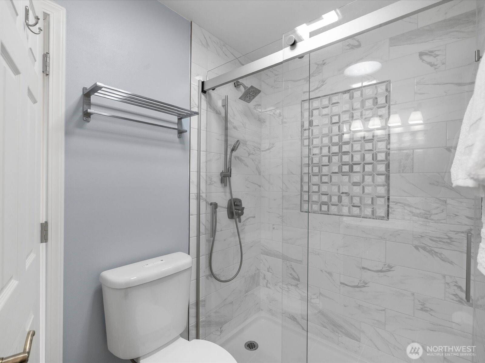 12103 Northeast 168th Place Bothell, WA 98011 - Photo 21 of 36 a bathroom with a shower and toilet