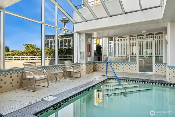 a house view with outdoor seating space
