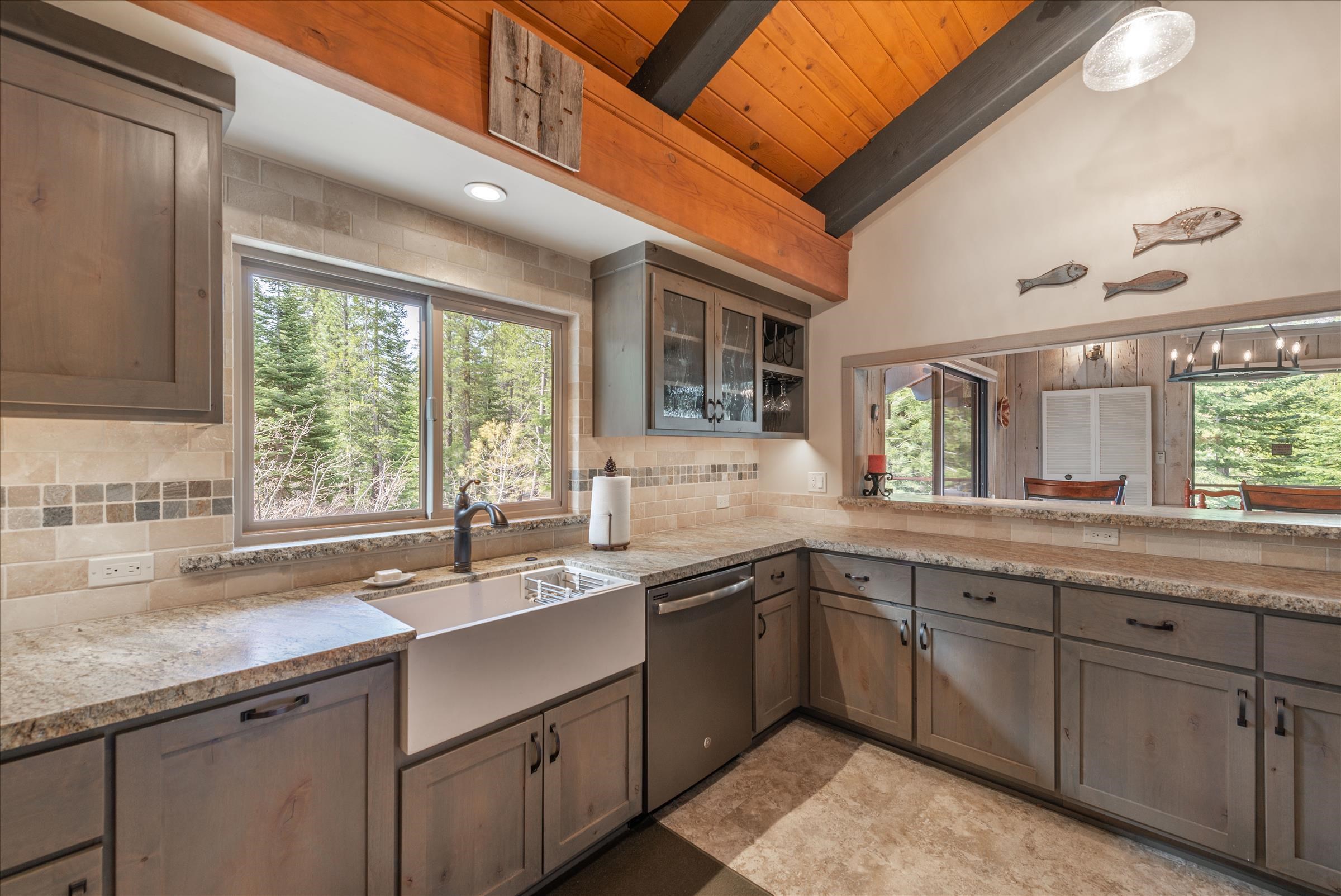 6860 River Road Truckee, CA 96161 - Photo 10 of 21 a kitchen with sink and window