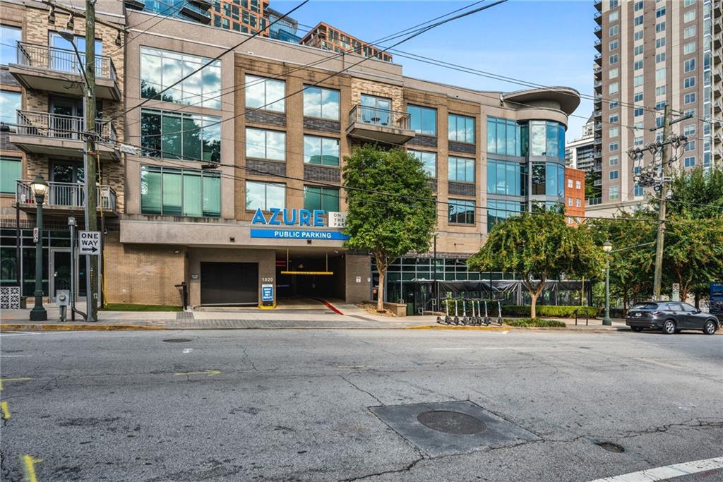 1029 Piedmont Avenue Northeast, Unit 303 Atlanta, GA 30309 - Photo 33 of 44 a view of building with with a street