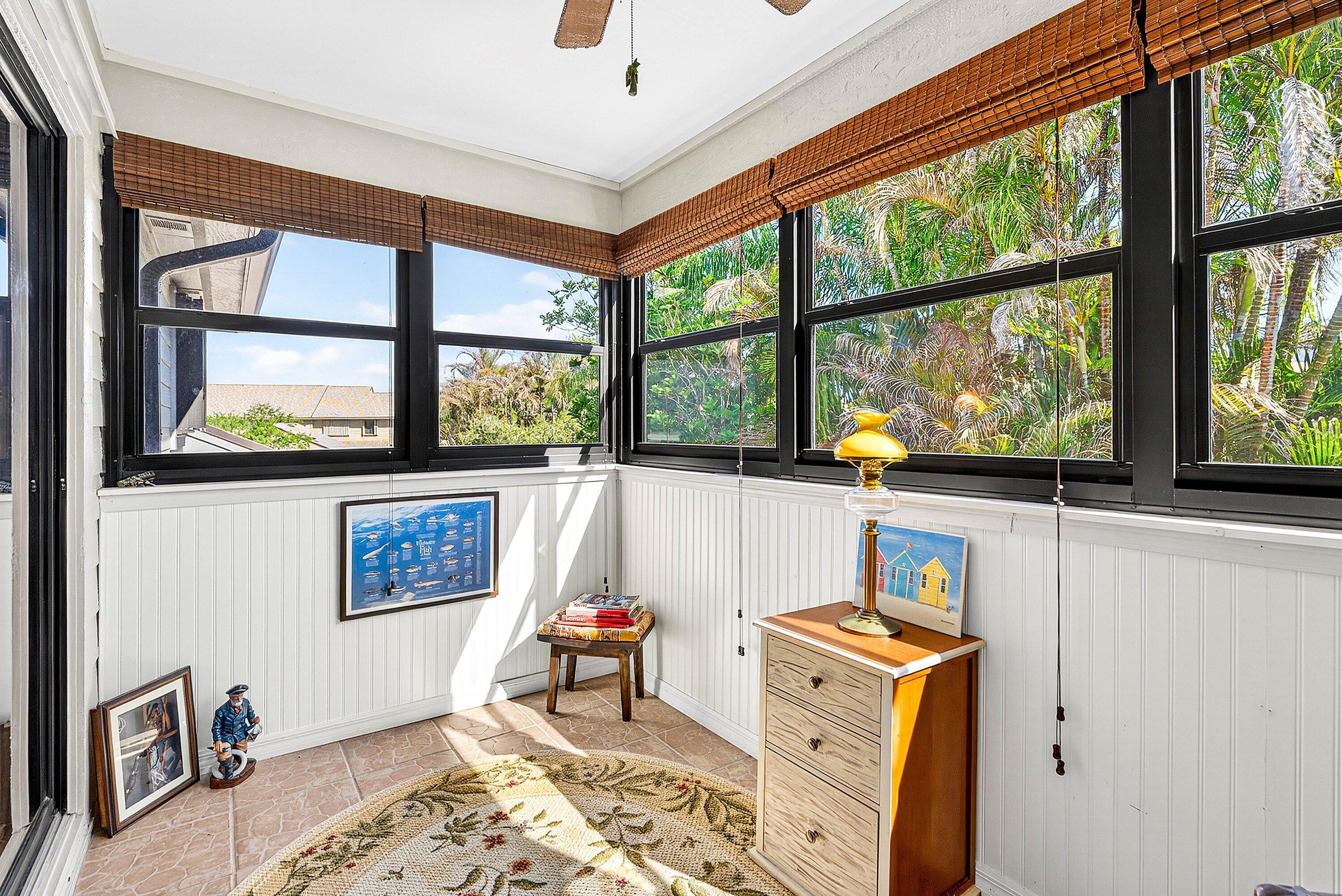 6163 Southeast Georgetown Place Hobe Sound, FL 33455 - Photo 24 of 59 enclosed balcony