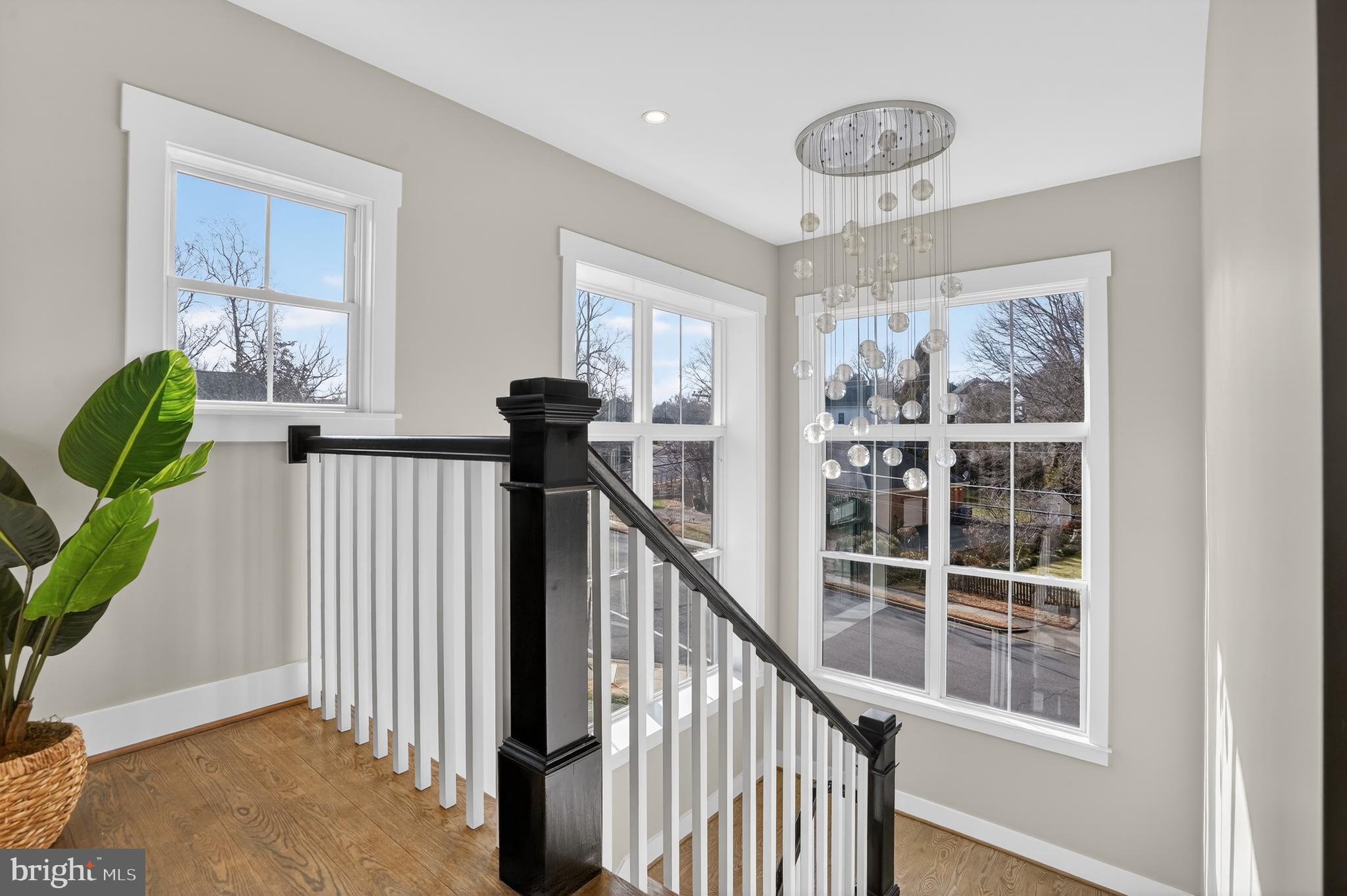 5615 35th Road North Arlington, VA 22207 - Photo 53 of 150 Wide Staircase w/ Sunny Window & Modern Lighting!