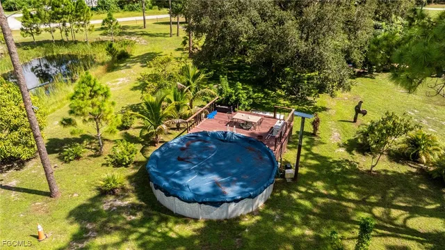 a view of a swimming pool